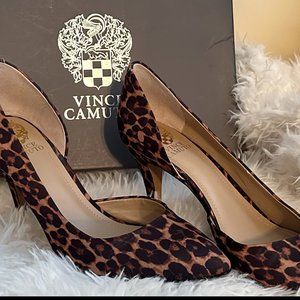 Vince Camuto Leopard Print Heels – Unleash Your Wild Side in Style!